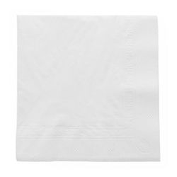 Салфетка бумажная двухслойная белая, 25*25 см, 100 шт, Garcia de PouИспания