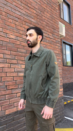 Куртка-бомбер олива