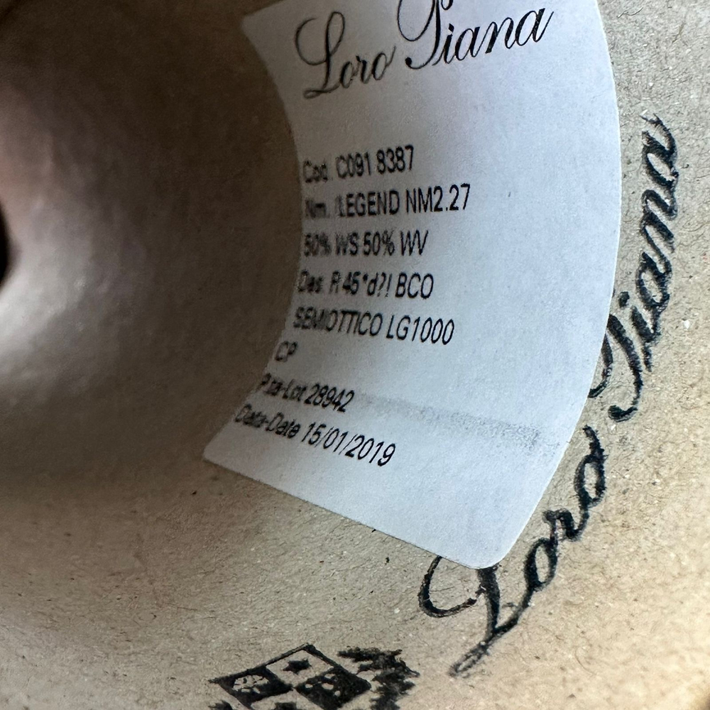 LEGEND - Loro Piana; 50% кашемир, 50% меринос; 1350м/100гр; цвет: белый; S702