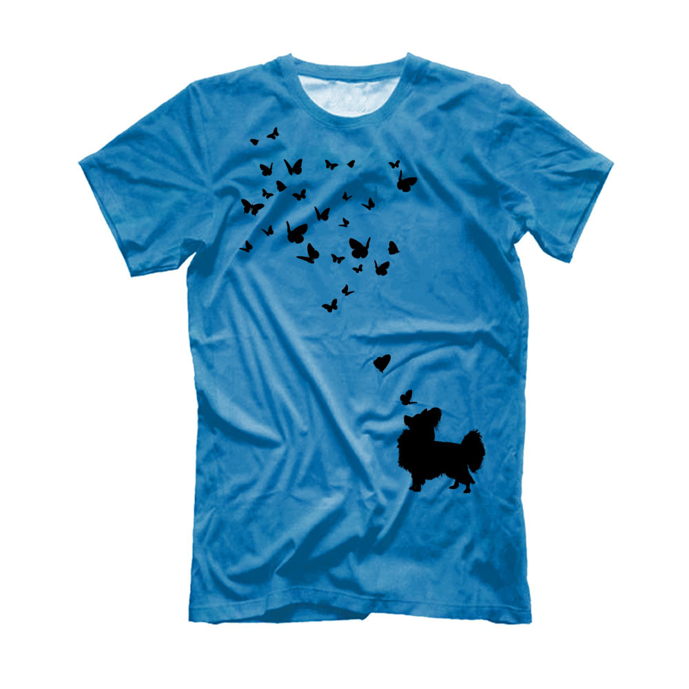 Футболка "Папильон и бабочки"