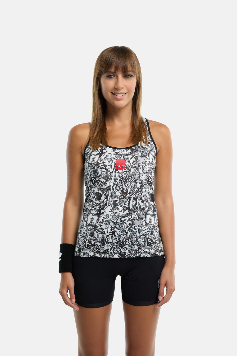 Женская майка Hydrogen  TATTOO TANK TOP (D01001-106)