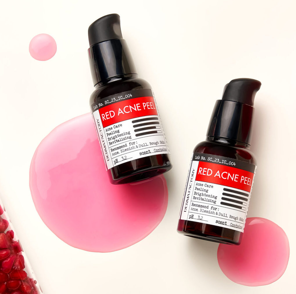 Сыворотка отшелушивающая против воспалений Derma Factory Red acne peel, 30 мл