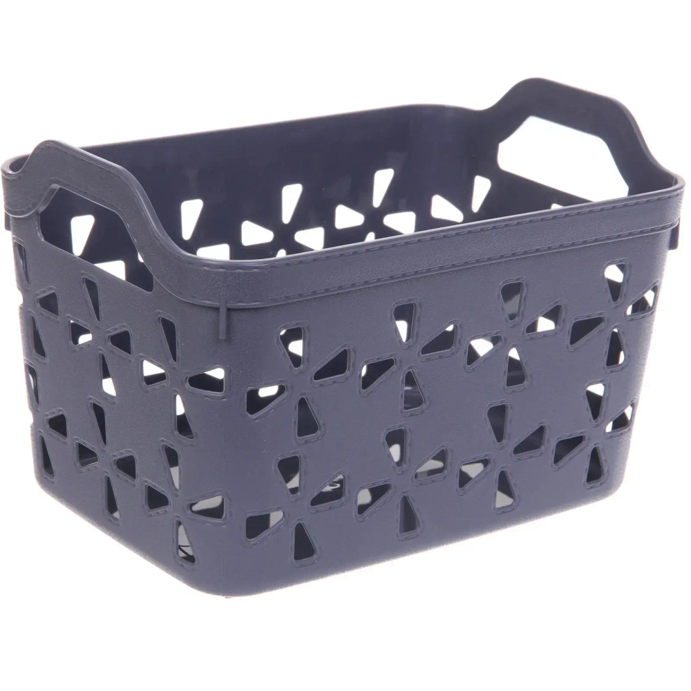 Корзина для хранения «БРУТТИ», цвет маренго, 26*17*17см (лейбл)