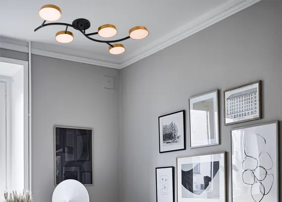 Потолочный светильник FR6048CL-L10GB Тибо / Tibo 10 Вт LED Freya fr6048cl-l10gb