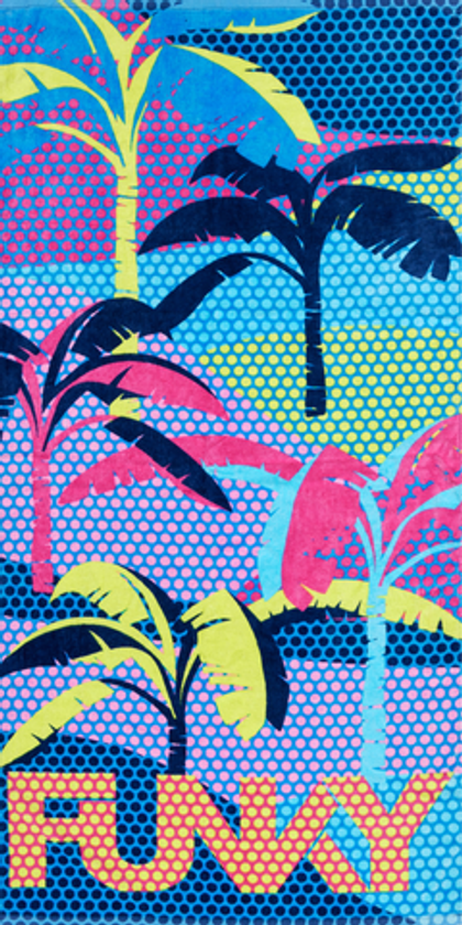 Хлопковое полотенце FUNKY Palm A Lot