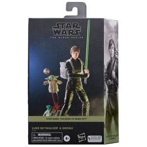 Фигурка Star Wars Black Series Book of Boba Fett Luke Skywalker & Grogu 15 см F8345