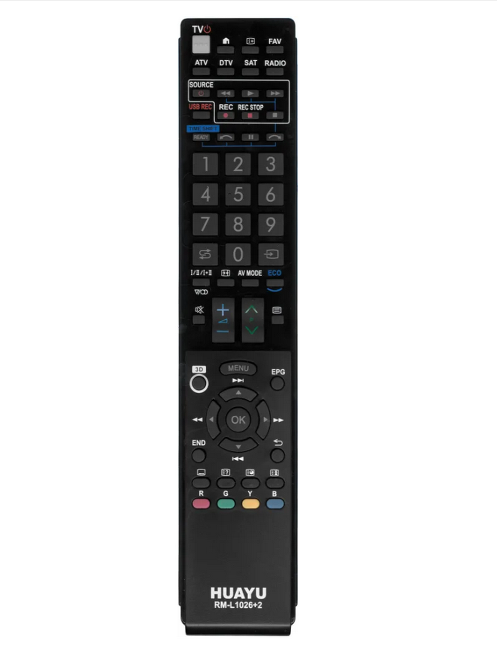 Пульт для SHARP универсальный RM-L1026+2 Huayu