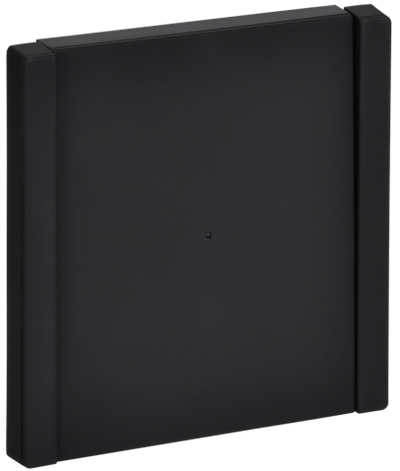 FORTE&PIANO Выключатель 1-клавишный с индикацией 10А FP102M металл черный IEK