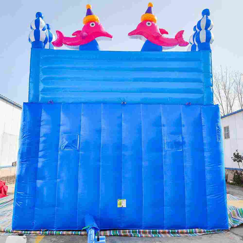 Коммерческий надувной батут «В гостях у дельфинов 2», 10*5*5 м