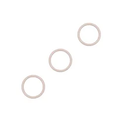 Кольцо для бретели серебристый пион 20 мм