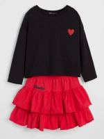 Костюм для девочки с сердечком