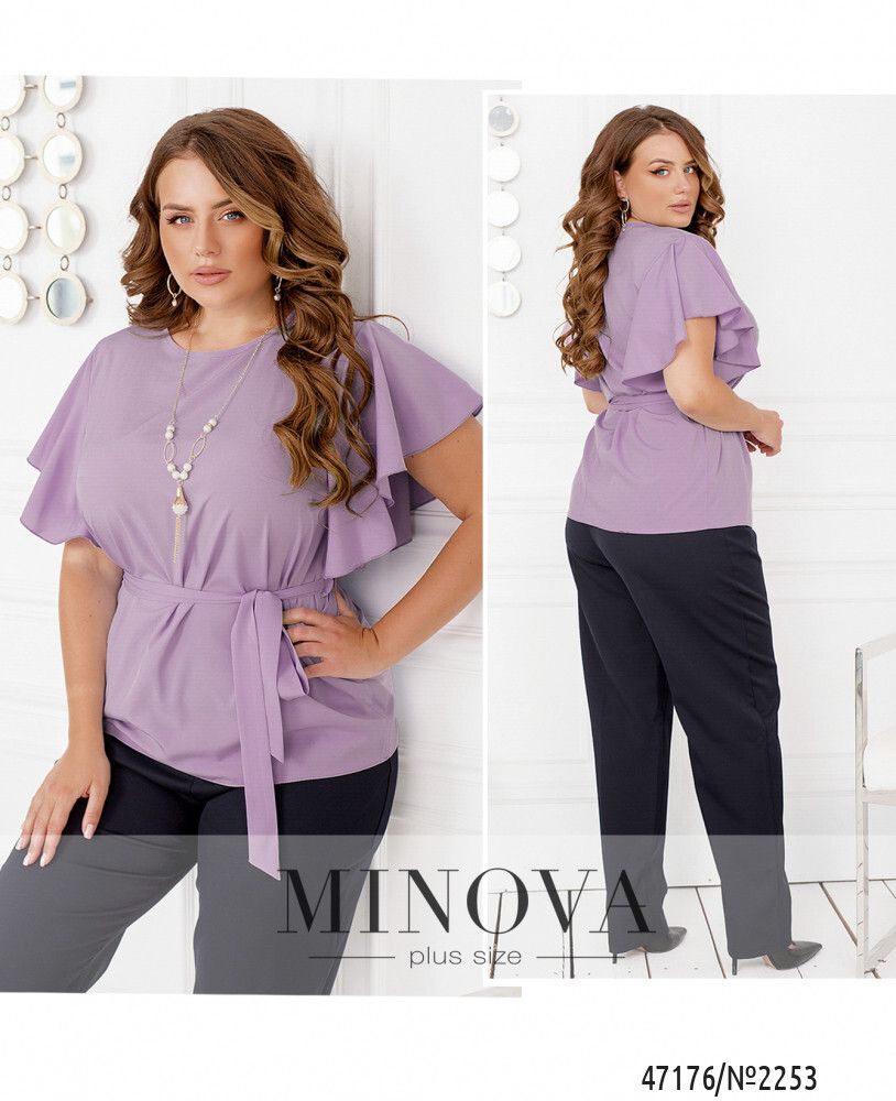 Блуза 2253-лаванда Minova