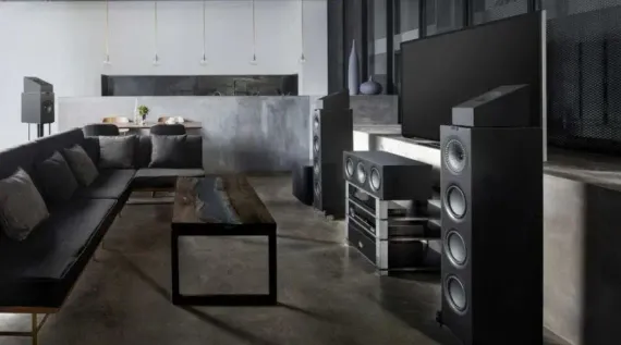 KEF Q650C Satin Black