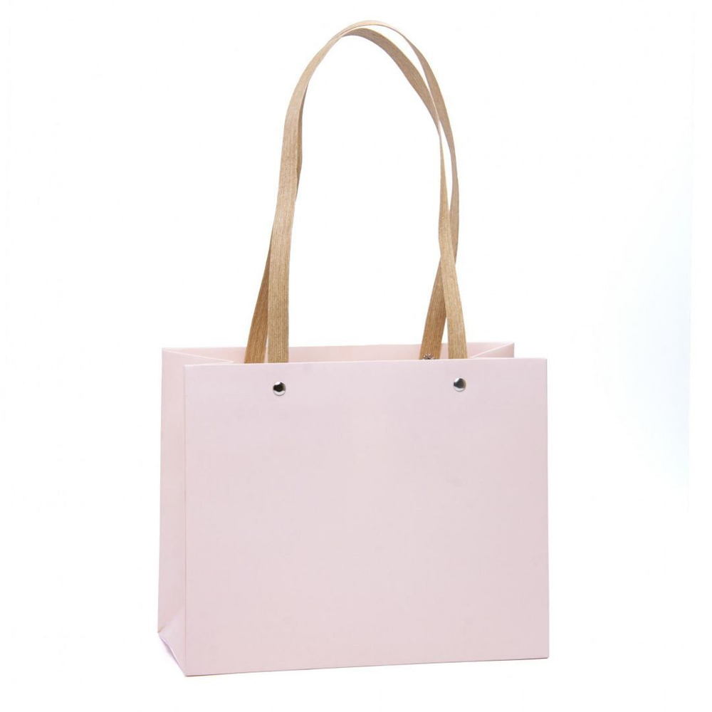 Пакет ПРЯМОУГОЛЬНЫЙ 22*18*10 с крафтовыми ручками