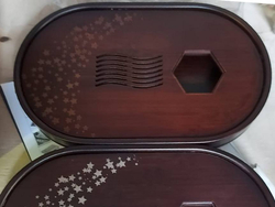 315015.2Y2 УЦЕНКА Чабань ГРЕЦКИЙ ОРЕХ "Море и звёзды" d=30см, бамбук