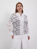 Бомбер кружевной летний