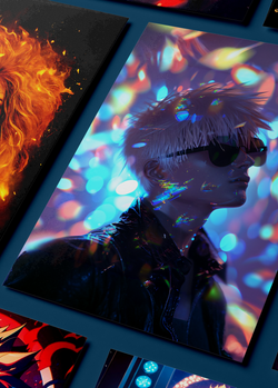 Картина на стену на металле от MetallSubArt "Магическая битва"