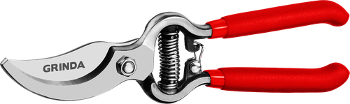 Секатор GRINDA (200мм) нерж. цельнокован. плоскостной