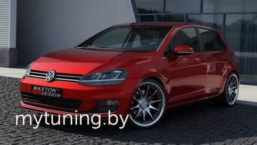 Сплитер переднего бампера для VW Golf 7