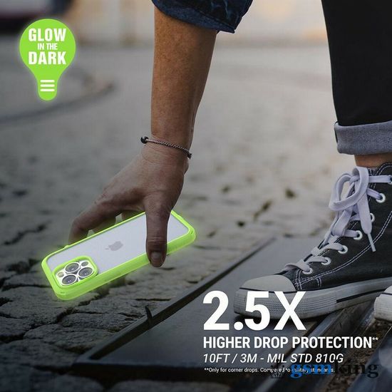 Catalyst Influence Impact Case for iPhone 13 Pro Neon Glow In The Dark (Неоновый)