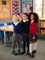 Кардиган школьный с карманами для девочки Next 691-746, Синий