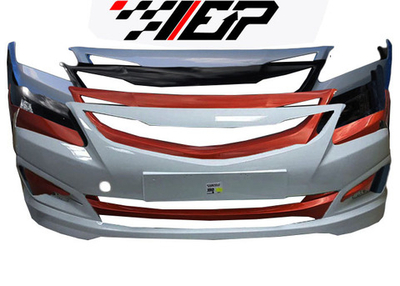 Передний бампер для Хендай Солярис 2014-2017