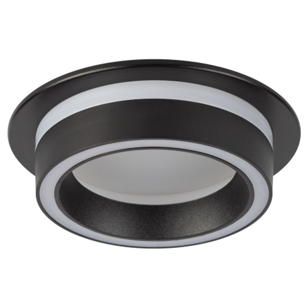 Светильник встраиваемый ЭРА DK116 BK под лампу GX53 черный