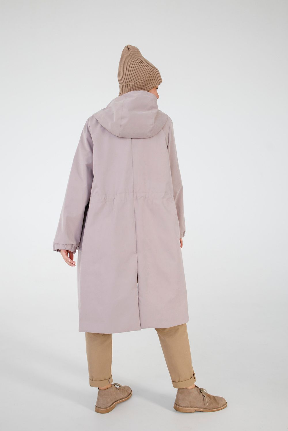 Плащ ko-ko-ko женский непромокаемый пудровый