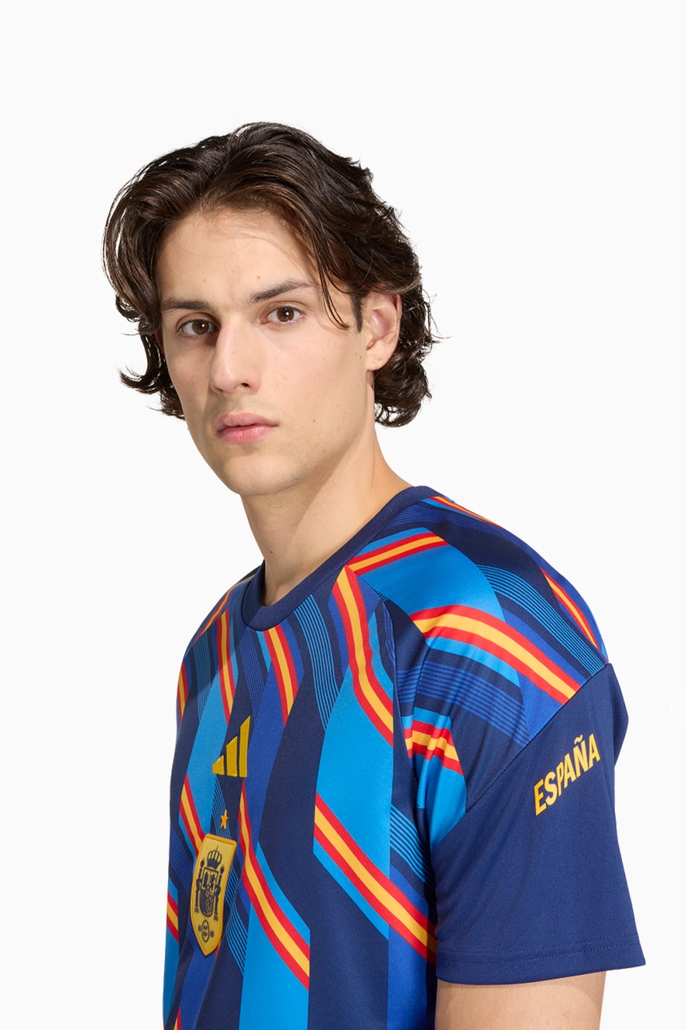 Футболка adidas Spain 2026 Pre-Match - синий