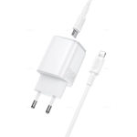Borofone BAS83A Star PD20W+QC3.0 зарядное устройство набор (Type-C на Lightning) (white)