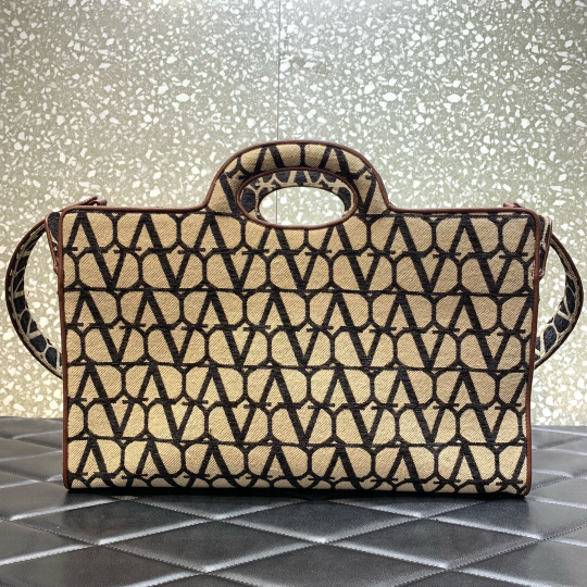 Valentino Le Troisieme Toile Shopping Bag 40 cm