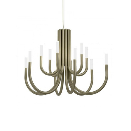 Pendant design lamp  Palma by Alma 12 lampshades (Bronze)