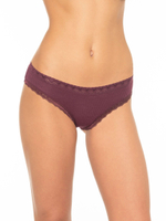 Трусики-слипы из деликатного хлопкового полотна (Размер: S) (Цвет: розовый)