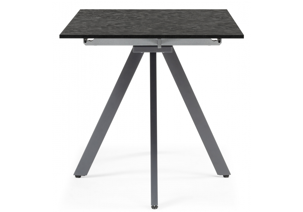 Стол деревянный Woodville Райн 116(160)x77 раздвижной малави, серый, ножки серые