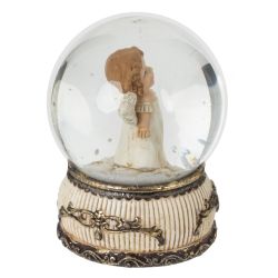 GAEM Фигурка декор в стекл шаре "Ангел", D 6.5 см, L6,5 W6,5 H9 см