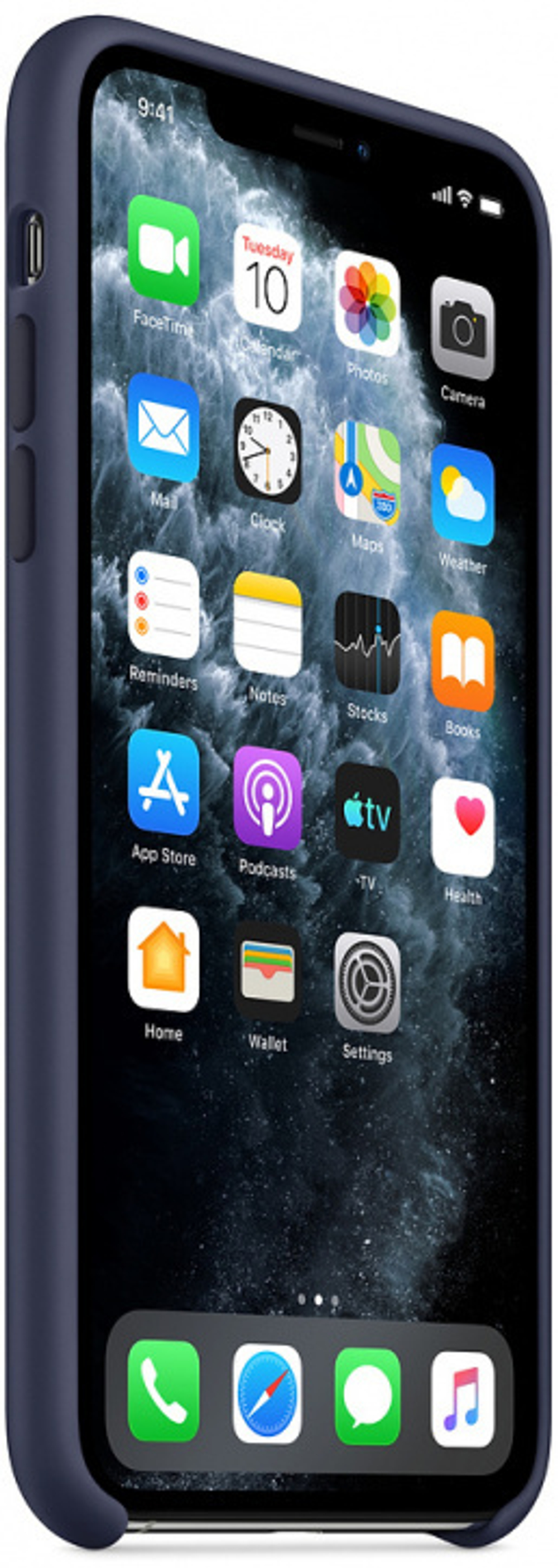 Чехол силиконовый для IPhone 11 Pro Midnight Blue (MWYKLFE/A)