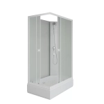Душевая кабина Niagara Promo P110/80/26Q/MT/BK 110х80 без крыши, матовое/профиль белый