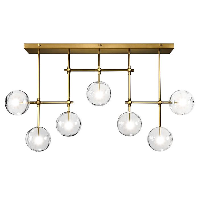 Потолочный светильник Delight Collection Globe Mobile 7A brass