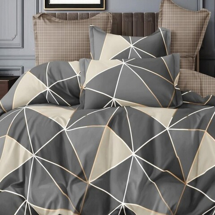 Комплект постельного белья "П37. 8000", поплин, 100% хлопок, Россия.