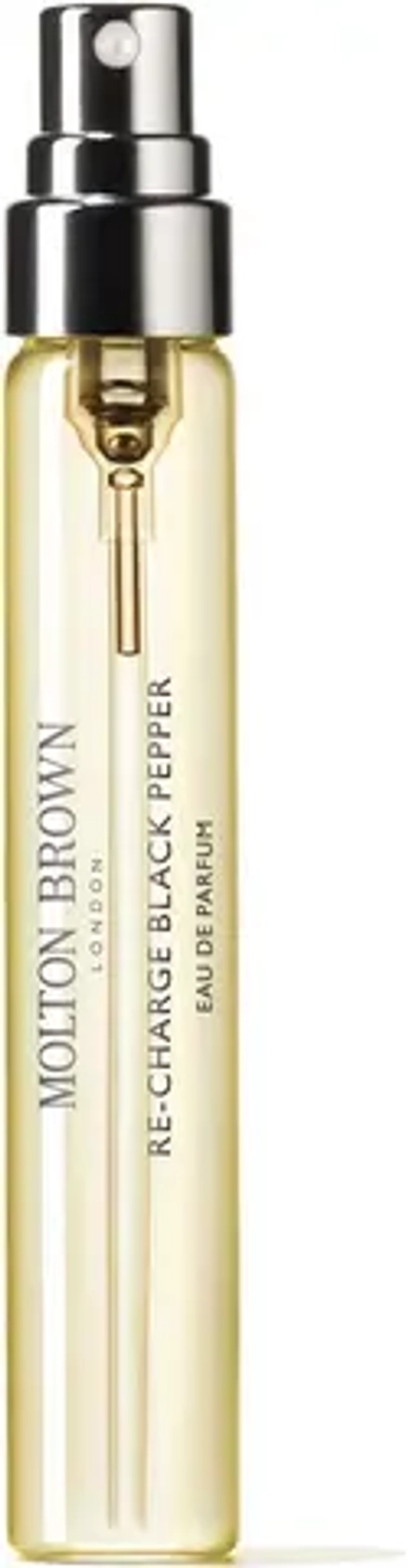 Уникальная мужская парфюмерия Molton Brown Re-Charge Black Pepper Eau de Parfum для путешествий с удобным дозатором 30 мл