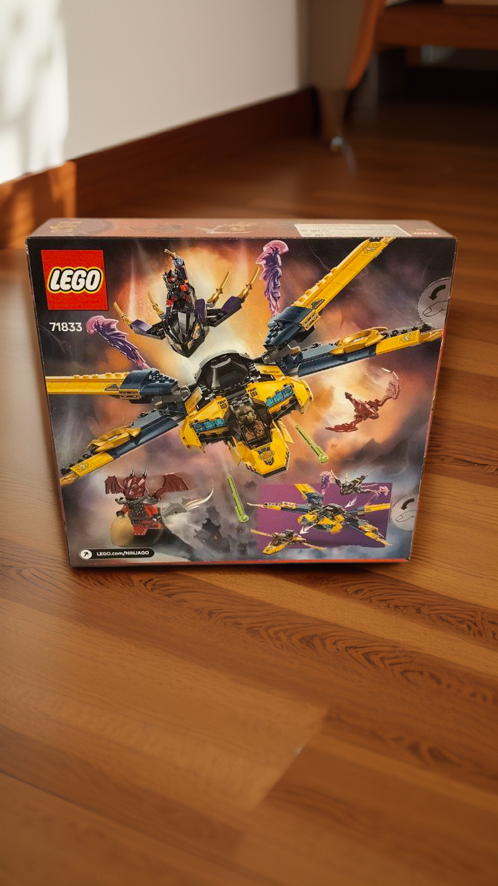 LEGO Ninjago 71833 «Суперштормовой самолёт Раса и Арина» — воздушные бои
