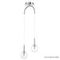 Подвесной светильник Crystal Lux Luxury SP2 Chrome