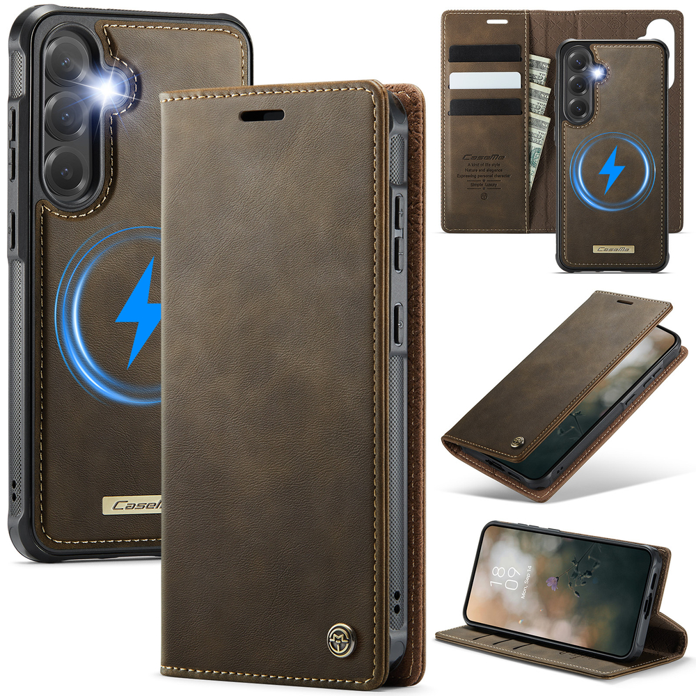 Чехол-кошелек CaseMe 2 in 1 MagSafe Samsung Galaxy S25+