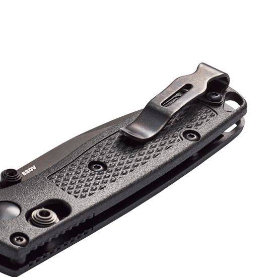 Складной нож Benchmade 533BK-2 mini Bugout c клинком из стали CPM-S30V, рукоять Grivory (Griv-Ex)