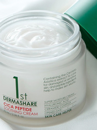 Восстанавливающий SOS крем с Центеллой и Пептидами Dermashare First Cica Peptide Soothing Cream 70мл