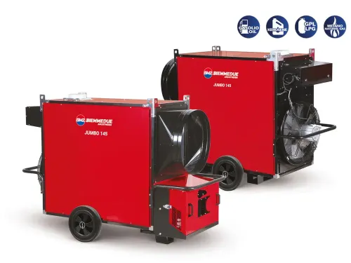 Теплогенератор мобильный Biemmedue JUMBO 185T - [183.6 кВт / 400V]