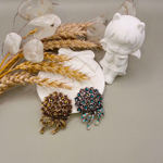 Брошь "Цветочный букет"