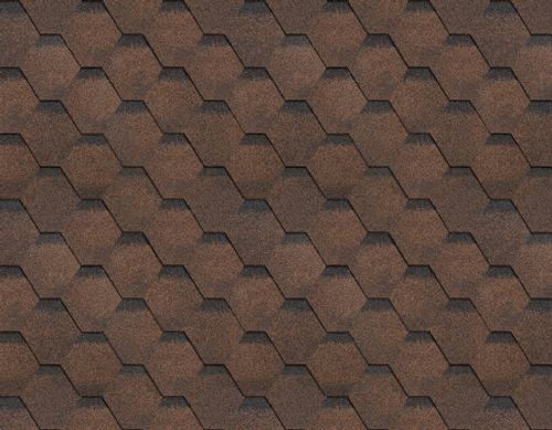 Гибкая черепица ТехноНиколь SHINGLAS Соната  Коричневый 3м2 (Однослойная)