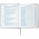 Дневник 1-11 класс 48 л., обложка кожзам (твердая), флуоресцентный, BRAUBERG, "КОРГИ", 105982