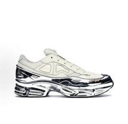 Adidas Raf Simons Cream White Silver Metallic